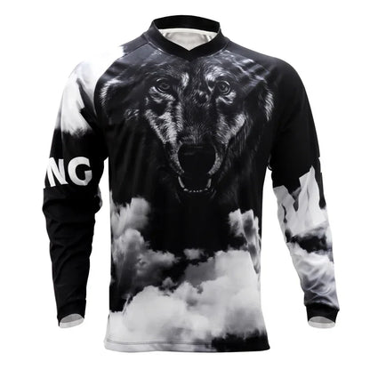 Quick Dry Summer MTB Jersey Short Sleeve Downhill T Shirt Cycling Motocross DH Wear BMX Mountain Bike Clothing