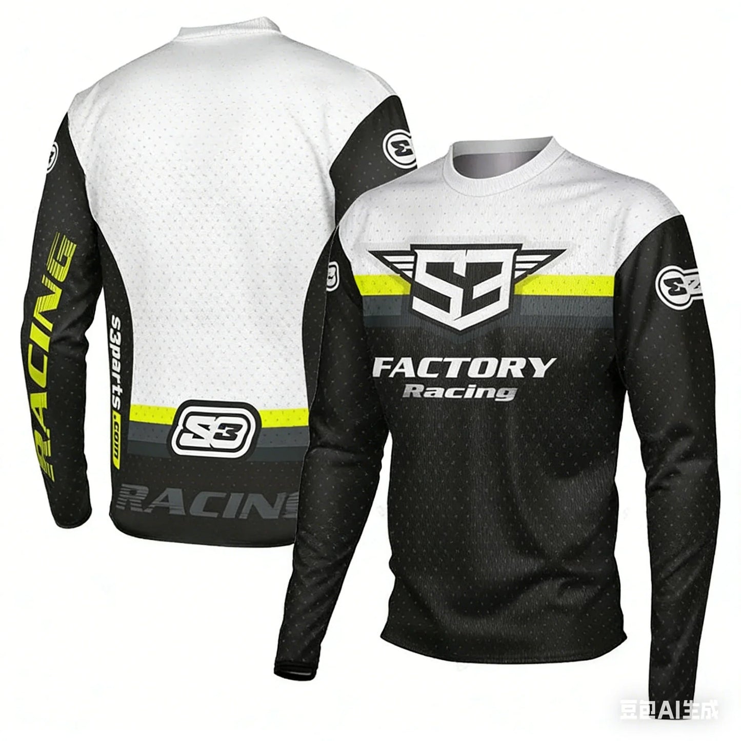Summer New Long Sleeve Fast-Drying Mountain Bike Riding Vest for Motocross Off-Road Cycling